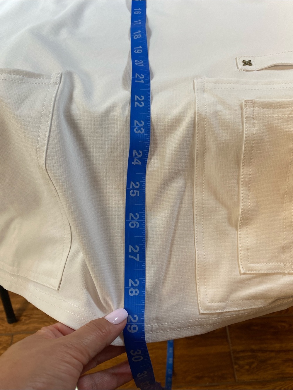 Cherokee iFlex V-Neck White Scrub Top 2XL Stretch Medical Uniform - Picture 9 of 12